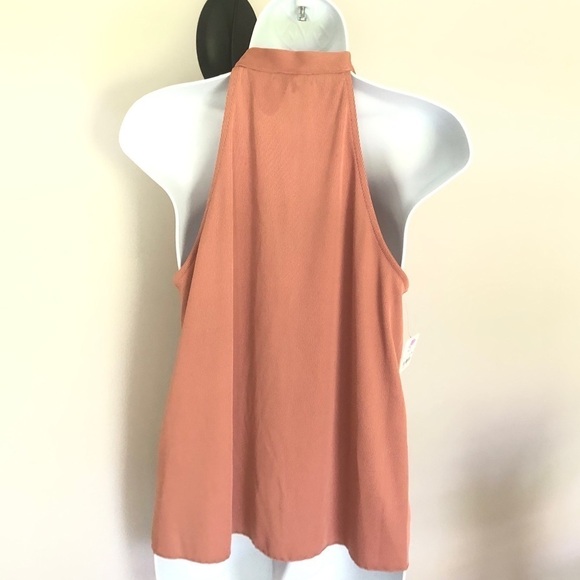 NWT Black Swan Cedar deep rose halter top size small - Picture 4 of 8